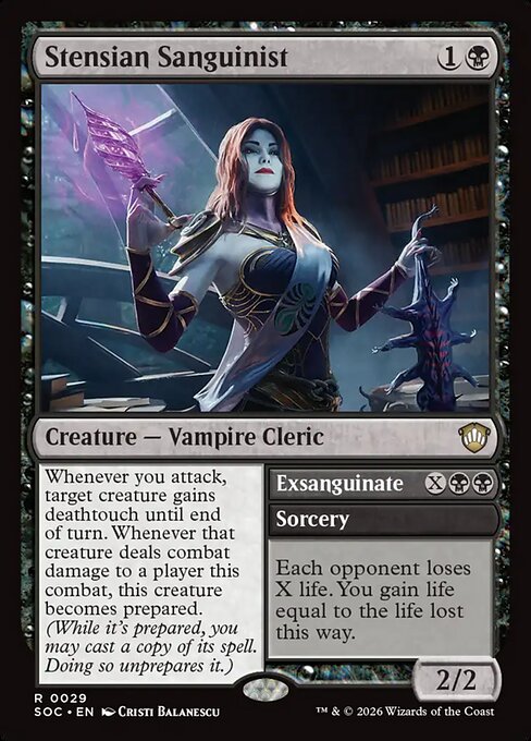 Stensian Sanguinist // Exsanguinate (Rare)