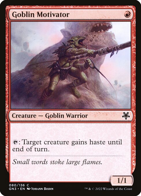 Goblin Motivator (Common)