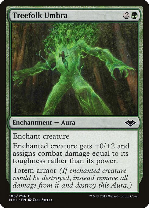 Treefolk Umbra (Common)