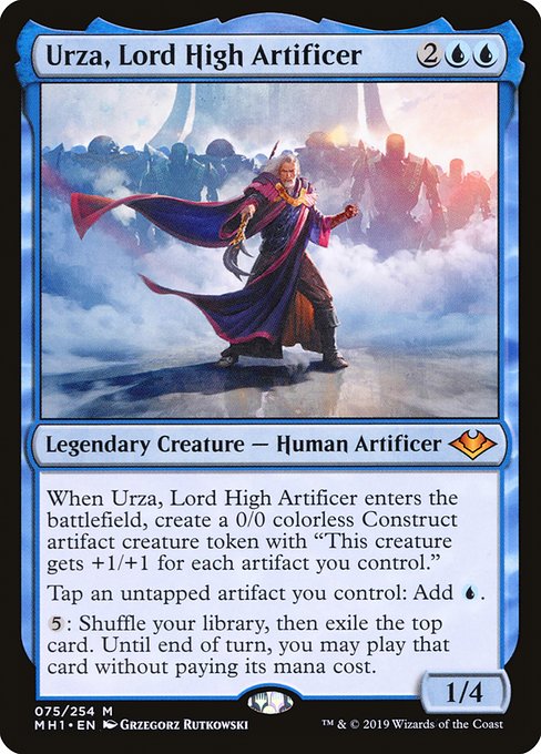 Urza, Lord High Artificer from Modern Horizons (Mythic)