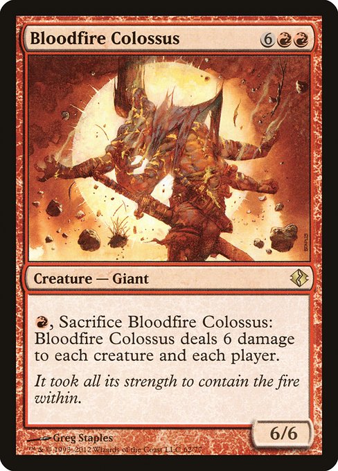 Bloodfire Colossus (Rare)