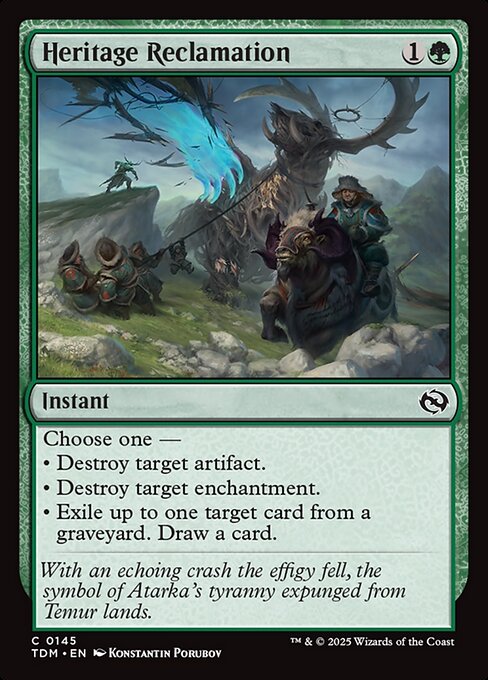 Heritage Reclamation (Common)