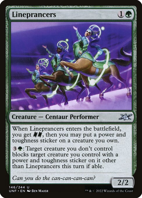 Lineprancers from Unfinity (Uncommon)