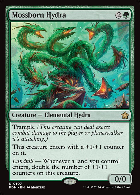 Mossborn Hydra (Rare)