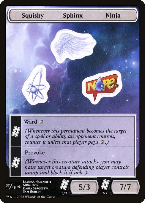Squishy Sphinx Ninja from Unfinity Sticker Sheets (Common)