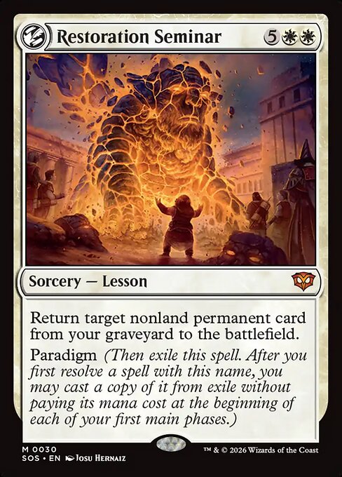 Restoration Seminar (Mythic)