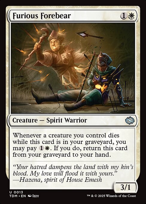 Furious Forebear (Uncommon)