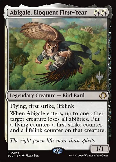 Abigale, Eloquent First-Year (Rare)