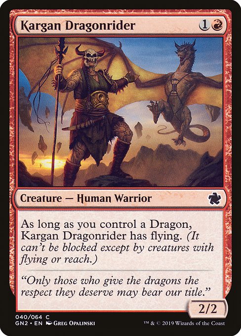 Kargan Dragonrider (Common)
