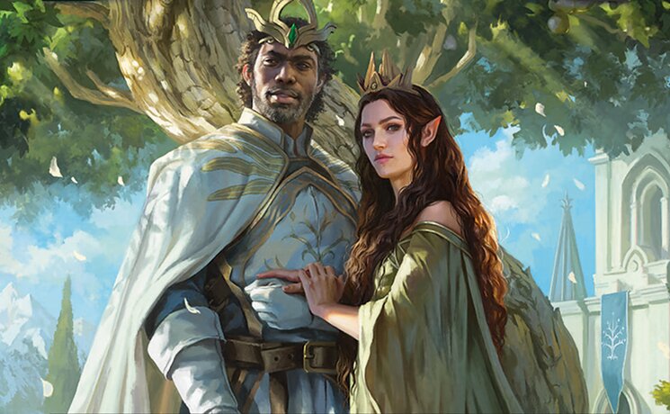 Aragorn and Arwen, Wed
