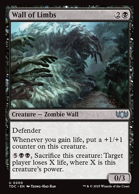 Wall of Limbs (Uncommon)