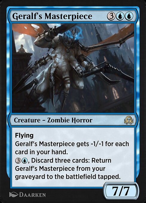 Geralf's Masterpiece #73 – Shadows over Innistrad Remastered Geralf's Masterpiece from Shadows over Innistrad Remastered (Rare)