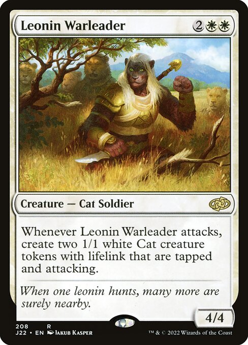 Leonin Warleader (Rare)