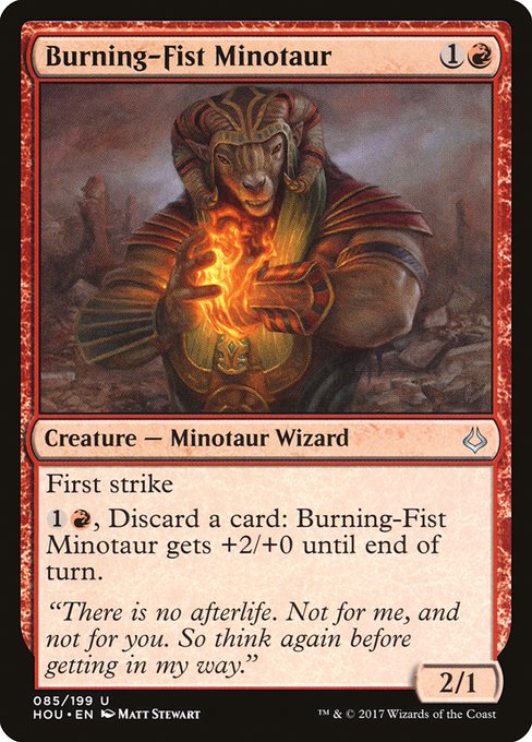 Burning-Fist Minotaur (Uncommon)