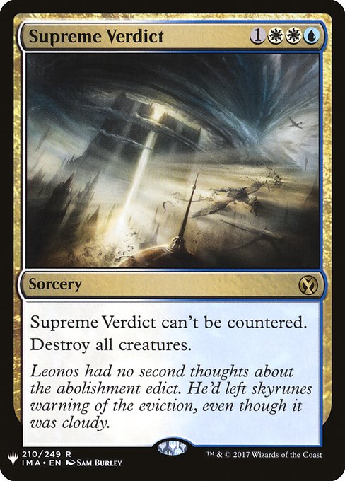 Supreme Verdict (Rare)