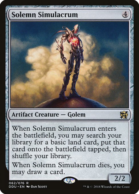 Solemn Simulacrum (Rare)