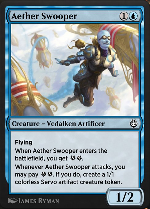 Aether Swooper #39 – Kaladesh Remastered Aether Swooper from Kaladesh Remastered (Common)