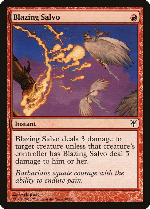 Blazing Salvo (Common)