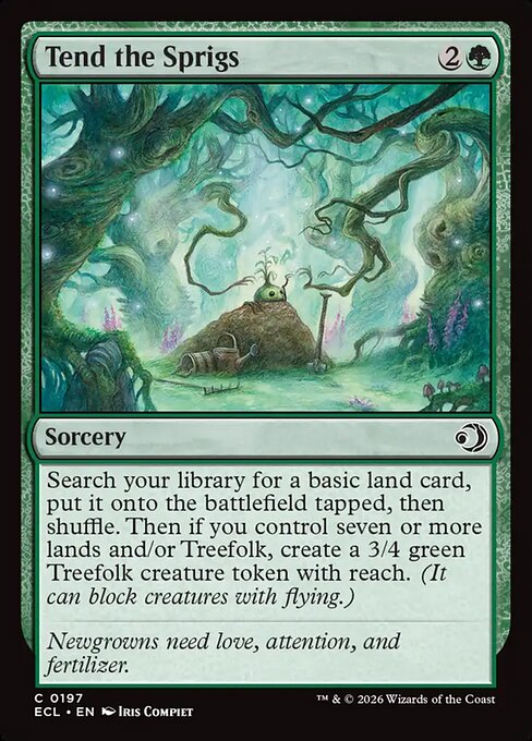 Tend the Sprigs (Common)