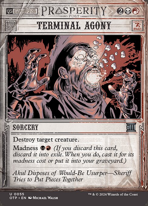 Terminal Agony (Uncommon)