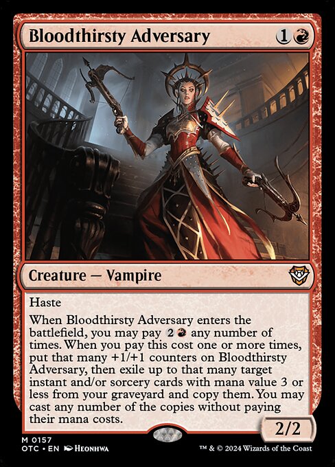 Bloodthirsty Adversary (Mythic)