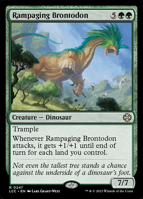 Rampaging Brontodon (Rare)