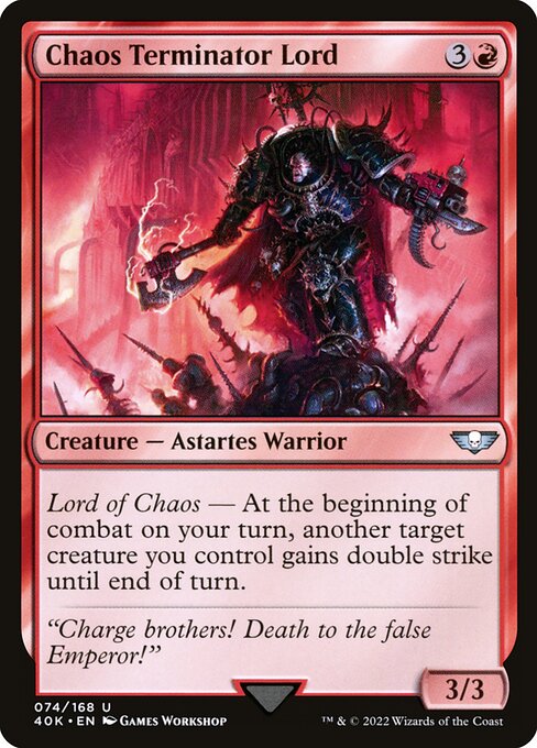 Chaos Terminator Lord (Uncommon)