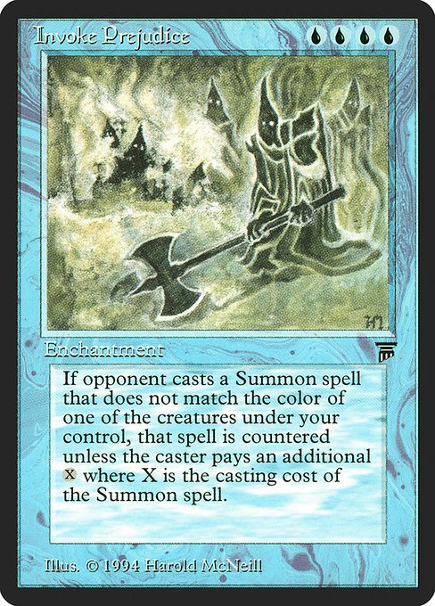 Invoke Prejudice from Legends (Rare)