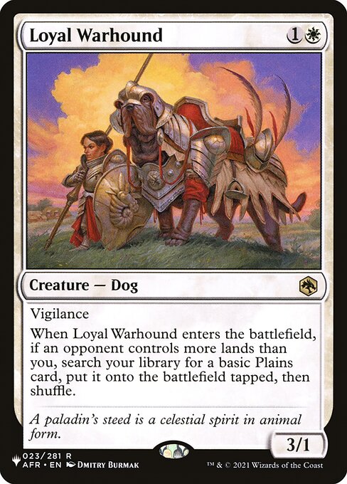 Loyal Warhound (Rare)