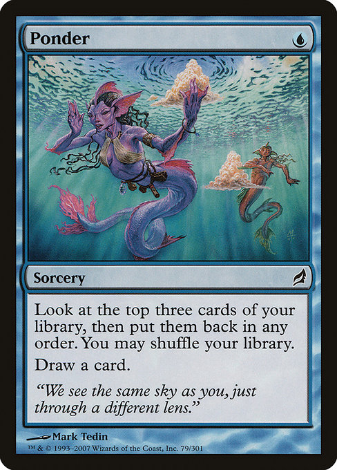Ponder from Lorwyn (Common)