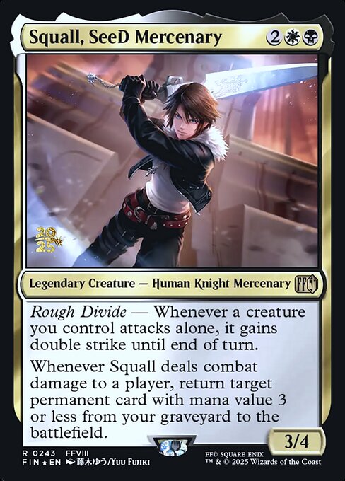 Squall, SeeD Mercenary (Rare)