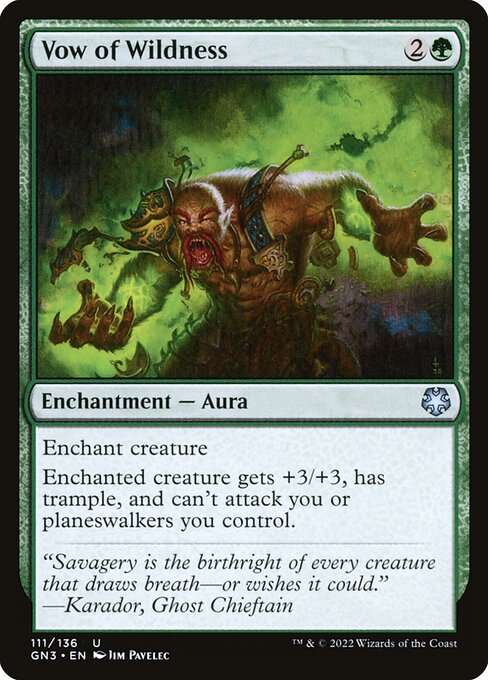 Vow of Wildness (Uncommon)