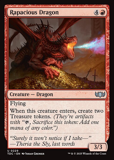 Rapacious Dragon (Uncommon)