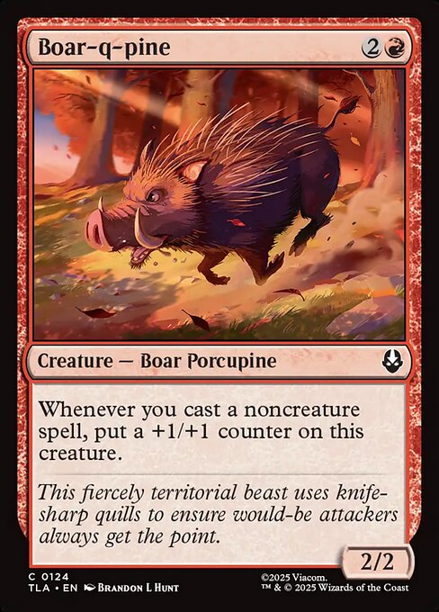 Boar-q-pine (Common)