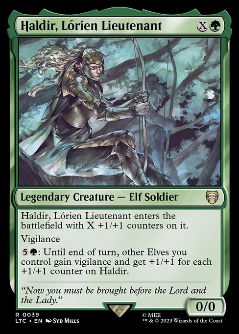 Haldir, Lórien Lieutenant (Rare)