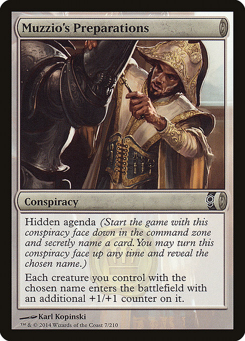 Muzzio's Preparations from Conspiracy (Common)
