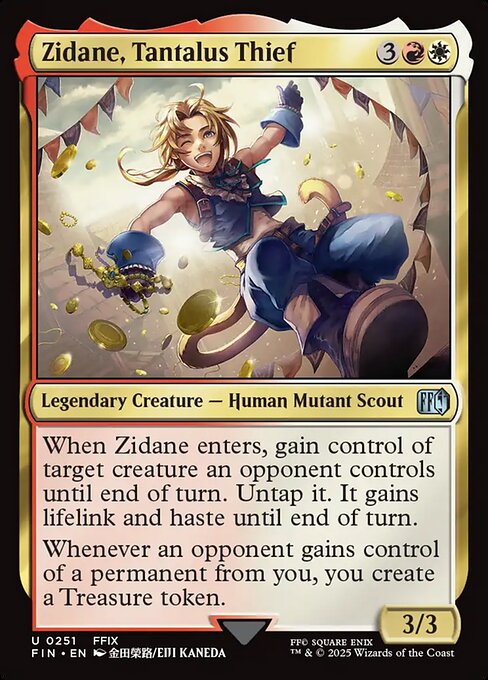Zidane, Tantalus Thief (Uncommon)