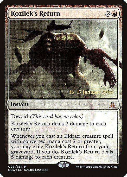Kozilek's Return (Mythic)