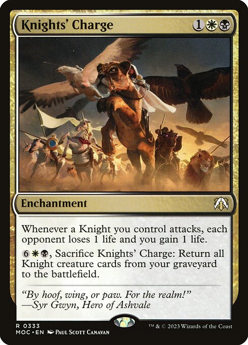 Knights' Charge (Rare)