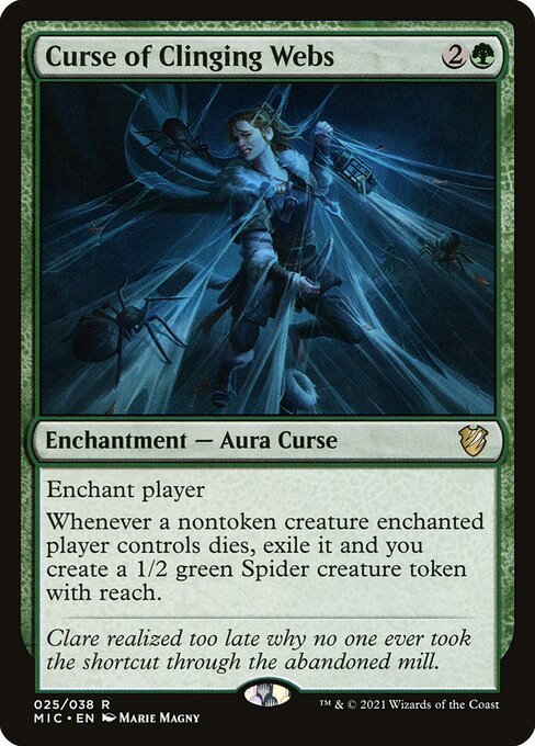 Curse of Clinging Webs (Rare)