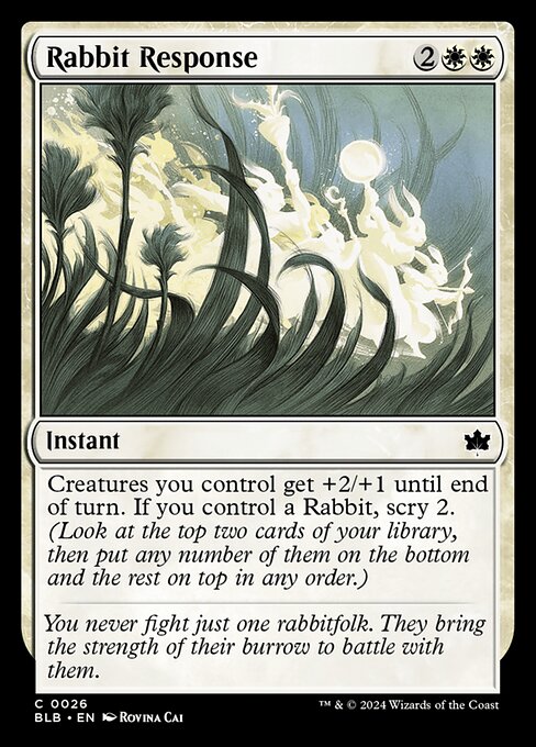 Rabbit Response (Common)
