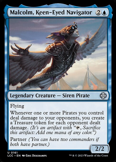 Malcolm, Keen-Eyed Navigator (Uncommon)