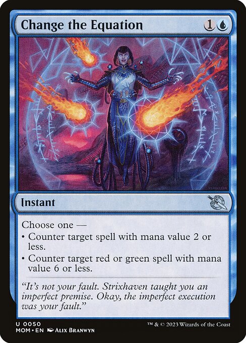 Change the Equation (Uncommon)