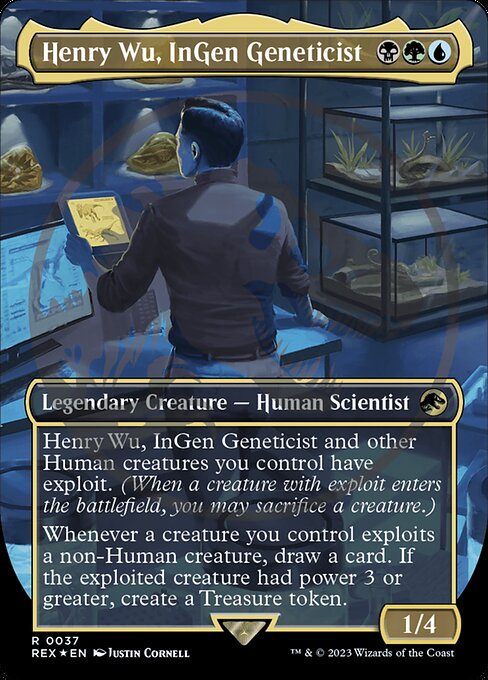 Henry Wu, InGen Geneticist (Rare)