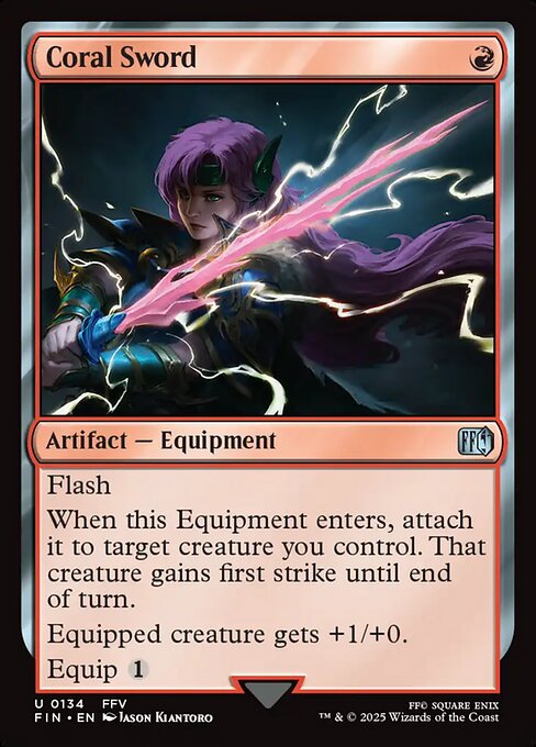 Coral Sword (Uncommon)