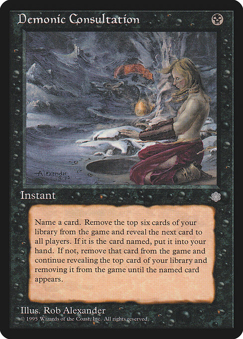 Demonic Consultation from Ice Age (Uncommon)