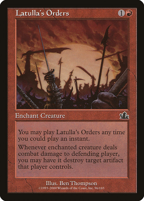 Latulla's Orders (Common)