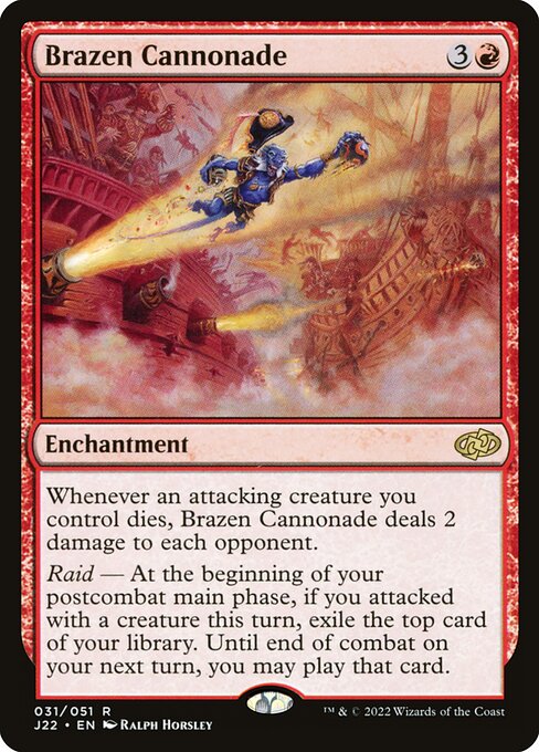 Brazen Cannonade (Rare)