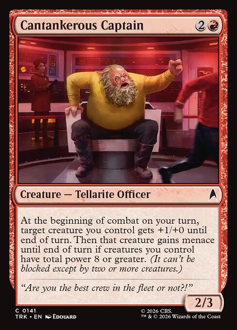 Cantankerous Captain from Star Trek (Common)