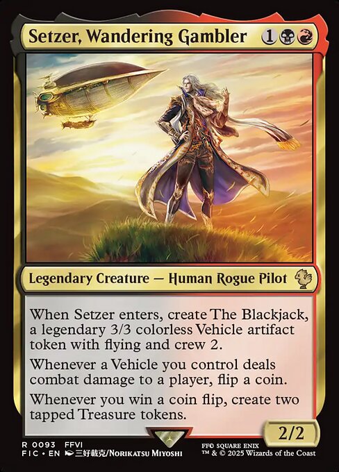 Setzer, Wandering Gambler (Rare)